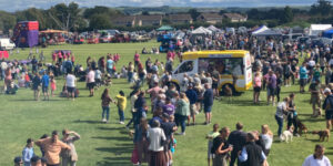 Outdoor event at Southwick Community Hub